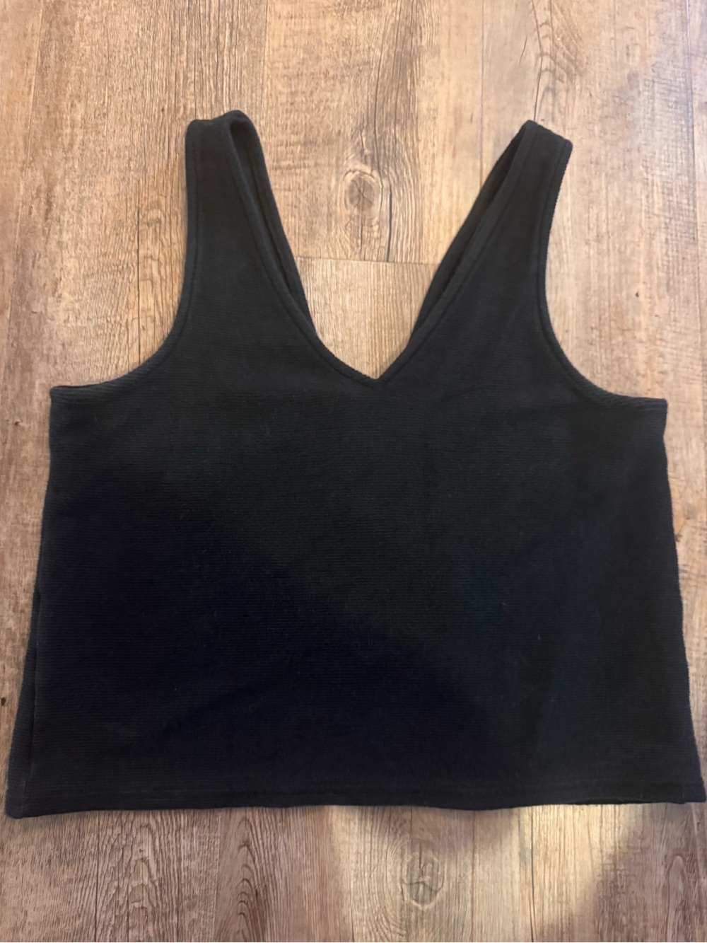 Madewell Women’s Black V-Neck Tank Top